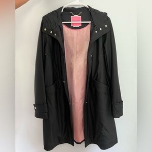 Kate Spade New York Black Pocket Coat, size M. Condition is Like New.